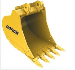 Steel General Purpose Excavator Buckets, Color : Yellow