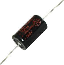 Axial capacitors