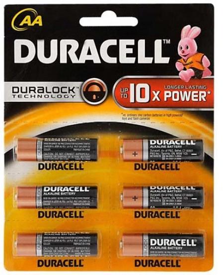 Duracell AA LR03 Alkaline Batteries
