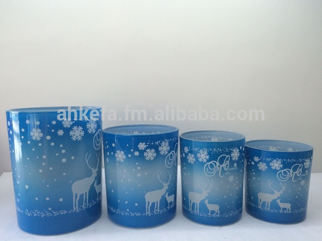 Polished glass votives candle holders, for Decoration, Feature : Attractive Pattern, Dust Resistance
