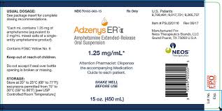 Adzenys ER 1.25mg/ml Oral Suspension