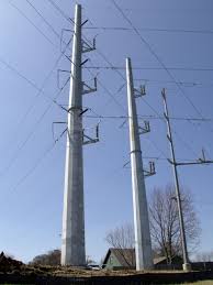 transmission poles