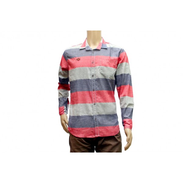 Mens Full Sleeve Striped Shirt, Gender : Male