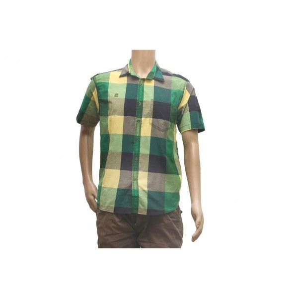 Mens Half Sleeve Checkered Shirt
