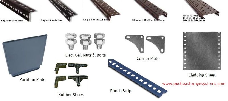Slotted angle accessories