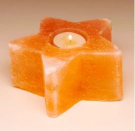 Himalayan Crystal Salt Candle Holder