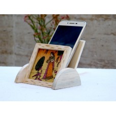 Handmade Wooden Mobile Stand