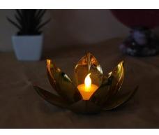 Lotus Votive Metal Tea light Candle holder in