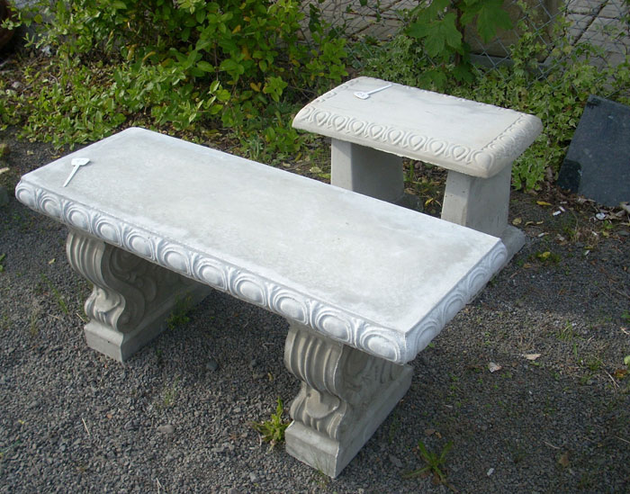 Cement Garden Bench by Orai Concrete Product, cement garden bench from
