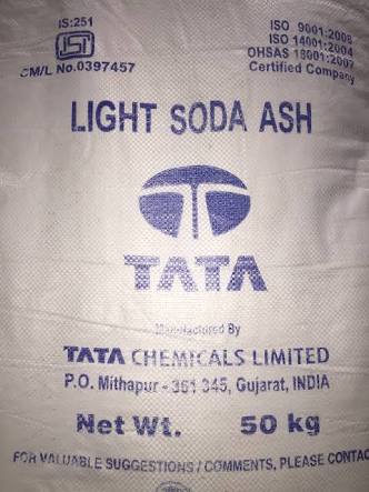 Tata Chemicals soda ash light, Classification : Industrial Uses