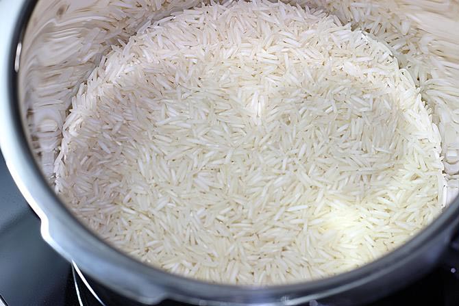 Basmati rice, Color : White