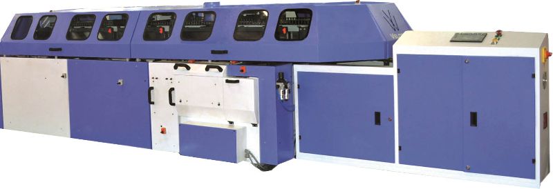 Semi Automatic 12 clamp perfect binding machine, for Printing, Packaging Type : Wooden Box