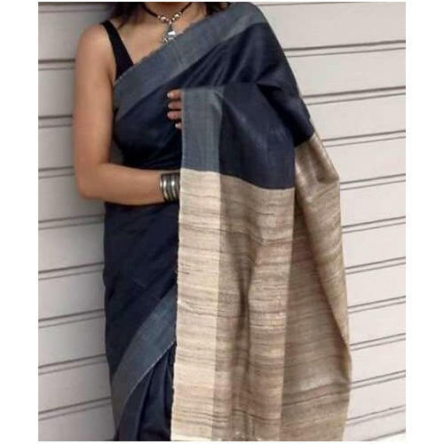 Plain Traditional Silk Saree, Technics : Handloom