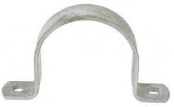 Galvanised steel saddle clips