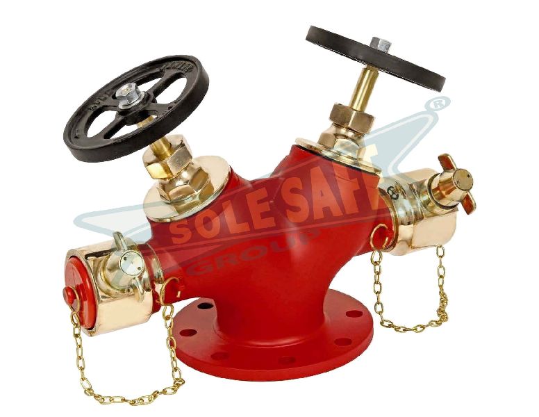 Fire Fighting Double Headed Hydrant Valve