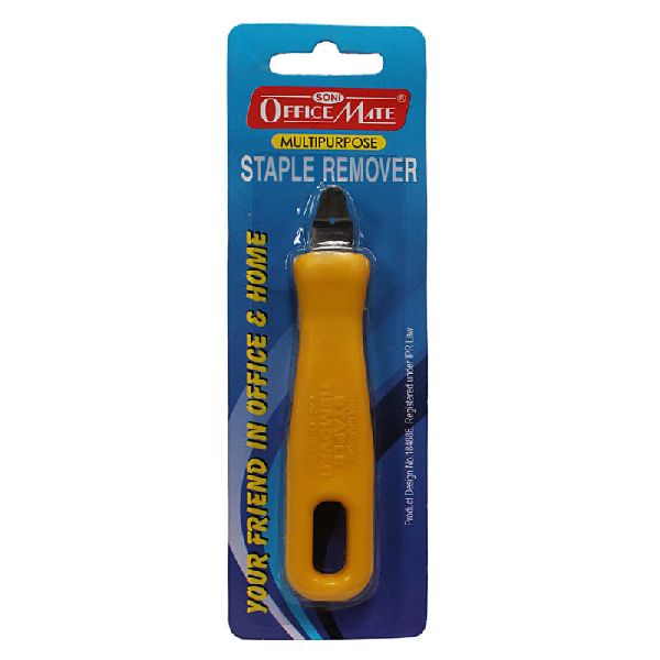 Soni Officemate Multi Purpose Staple Remover, Color : Yellow