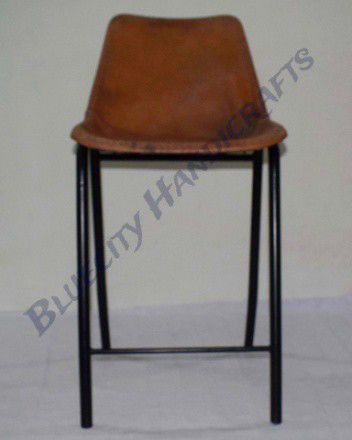 Material Used Iron Leather 1078 Bar Chair