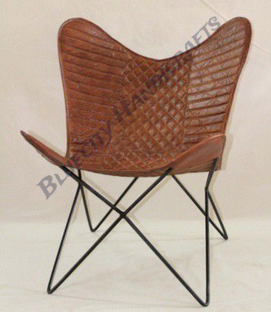 Material Used Iron Leather 1201 Butterfly Chair