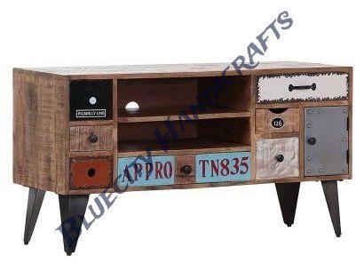 Matrial used iron Mango Wood 1959 TV Unit