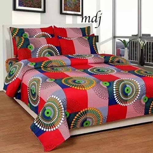 Printed Polyester Cotton Bed Sheets, Size : 230 X 250 Cm, 90 X 108 Inch, 100 X 100 Inch