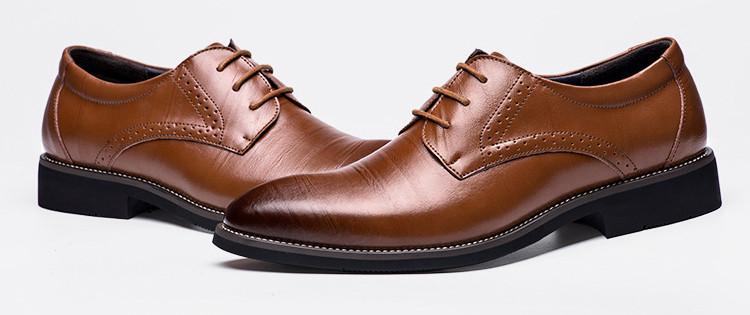 Men leather formal shoes