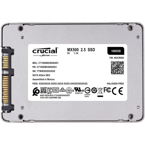 Crucial 1TB MX500 Internal sata hard disk