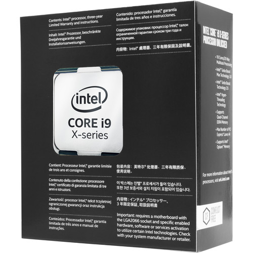 Intel Core i9-7900X X-Series 3.3 GHz Ten-Core LGA 2066 Processor