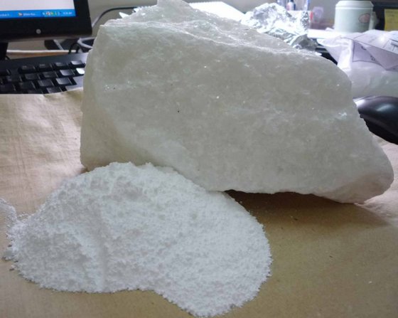 Natural Calcium Carbonate, Color : White