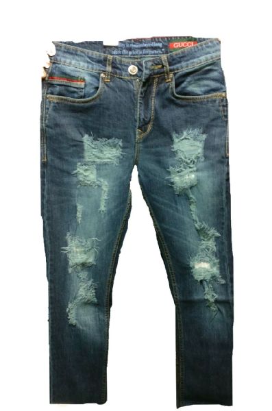 jeans rough style