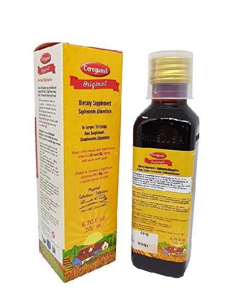 CEREGUMIL Original 200 ml, NUTRITION Liquid Vitamins Energy Supplement w/ Legumes Cereal Thiamine B1
