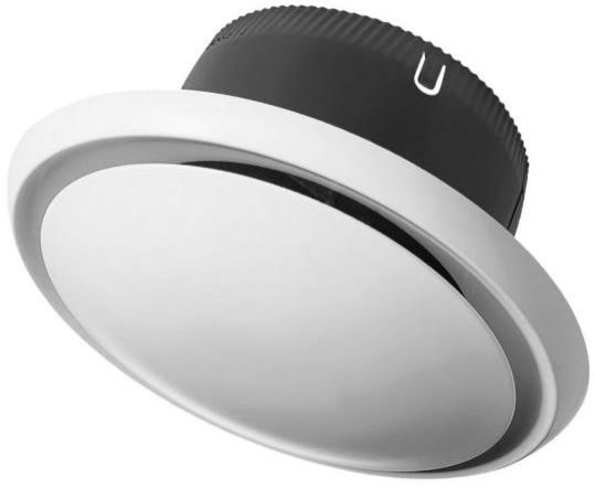 HES powder coated white. Ceiling Diffuser - Round, Size : 160 mm to 700 mm