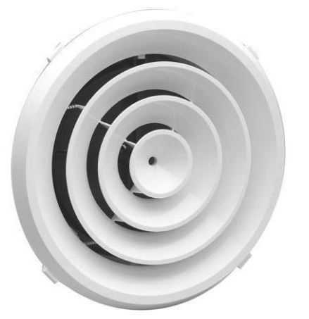 Ceiling Diffuser - Round with fix core