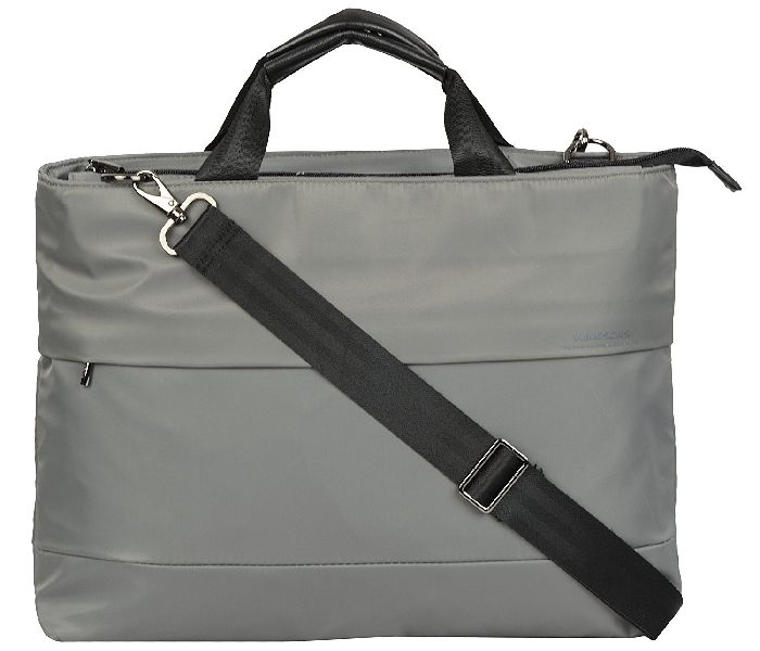 Kingsons Polyester 15 Liters Grey Laptop Briefcase at Rs 1,200 / Piece ...