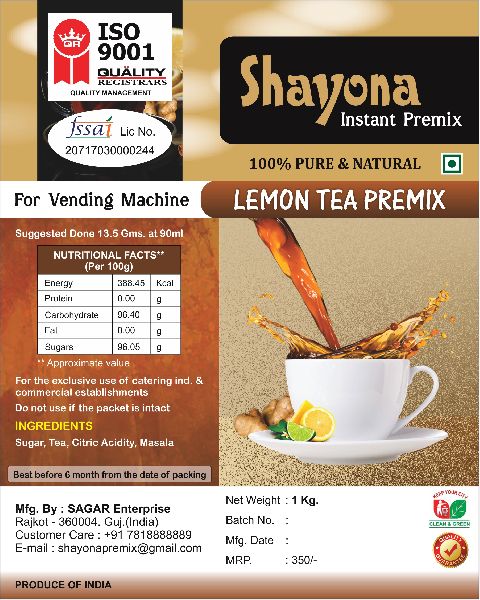 Shayona Lemon Tea Premix