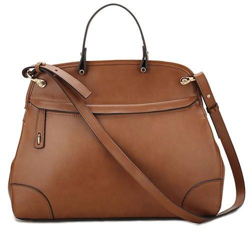 Ladies Leather Handbag, Size : 44x35x14 Xm