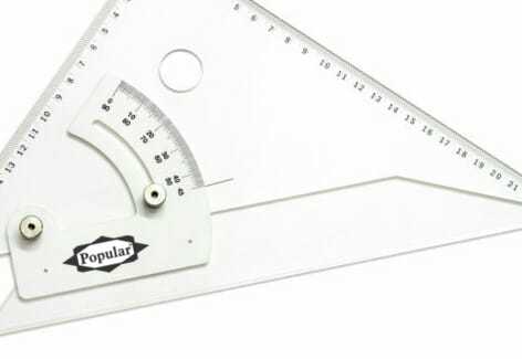 Plastic Metal Adjustable Triangle Ruler, for In School Offices, Feature : Eco-Friendly