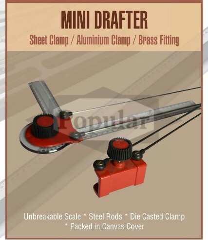 Metal Mini Drafter, for Draw Parallel Lines