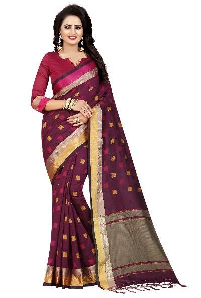 Two Square  Jacquard Sarees