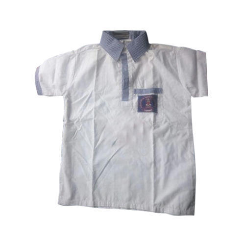 Half-Button School T-Shirts, Size : Small, Medium, Large, XL