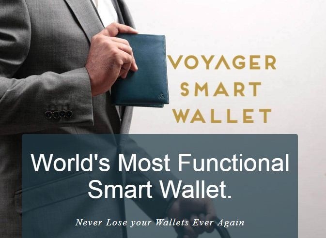 Voyager Smart Wallet, Color : Black, Brown, Blue