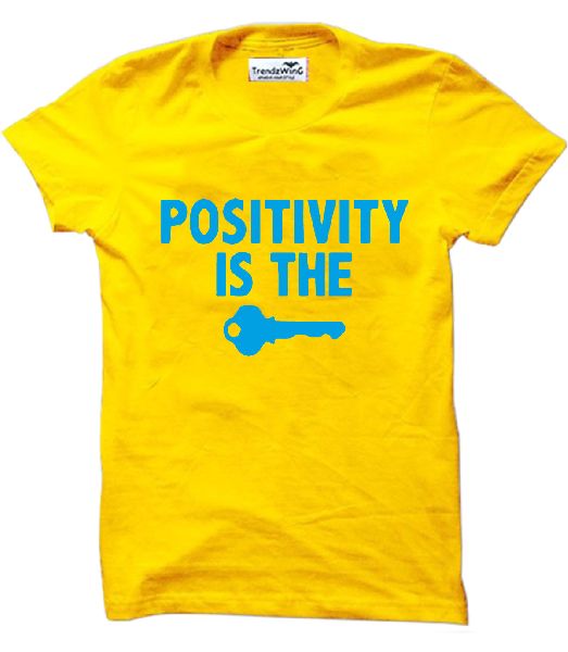 TrendinG Yellow Positivity T-shirt