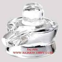 Crystal Quartz  Shivalingam