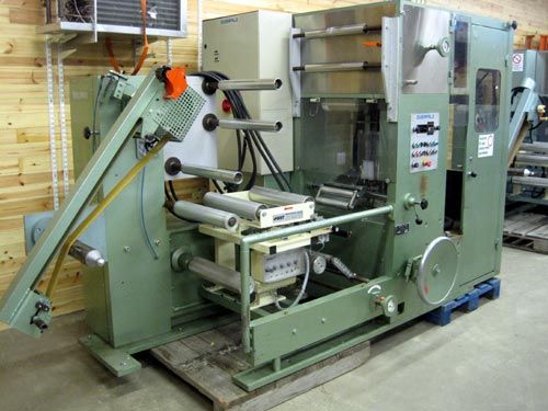 Single Deck High Speed Nonwoven Folding Machine Overfalz  A 100/vk.