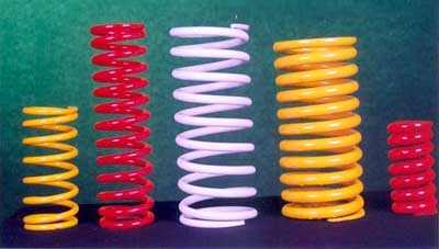 Round Metal Polished Helical Compression Springs