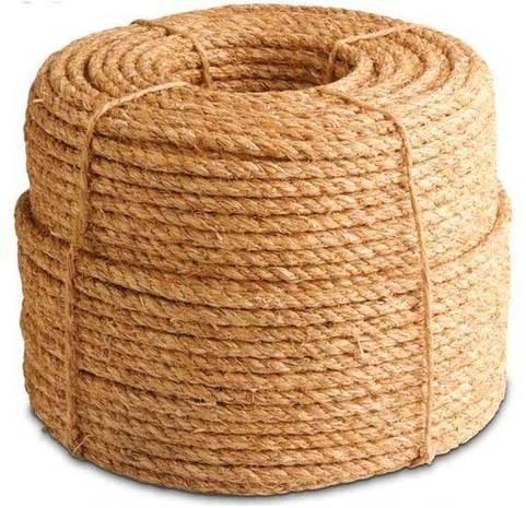 Double Coir Rope,coir rope, Color : Brown