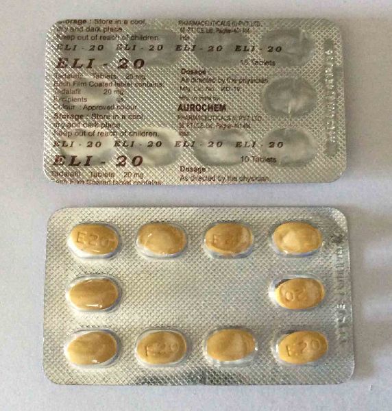 Eli (Tadalafil) 20 mg Tablets