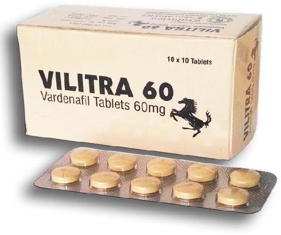 Vilitra (Vardenafil) 60 mg Tablets
