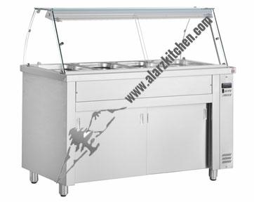 BAIN MARIE WITH-HOT-CABINET