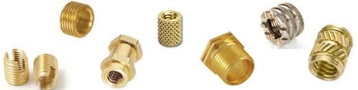 Rubber Brass Molding Inserts
