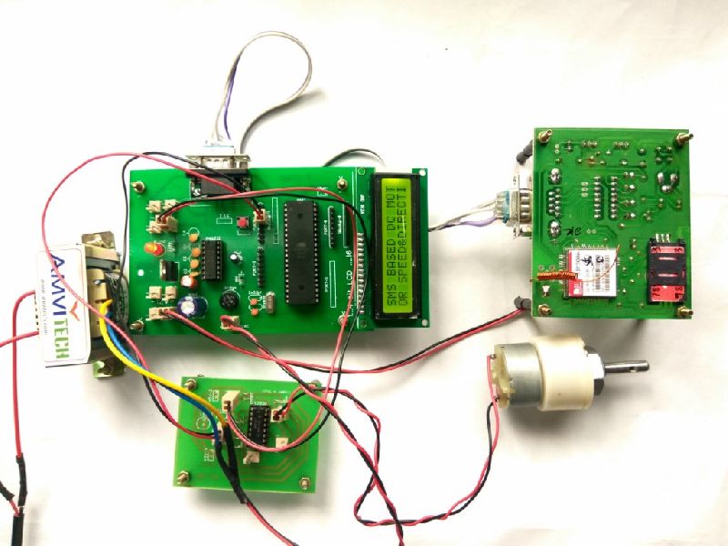 Sms Based Dc Motor Speed And Direction Control